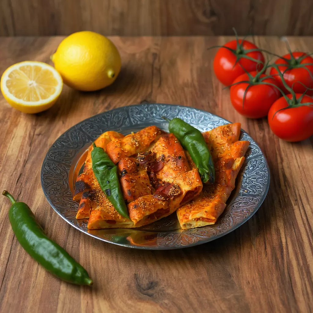 Sucuklu Kaşarlı Pide